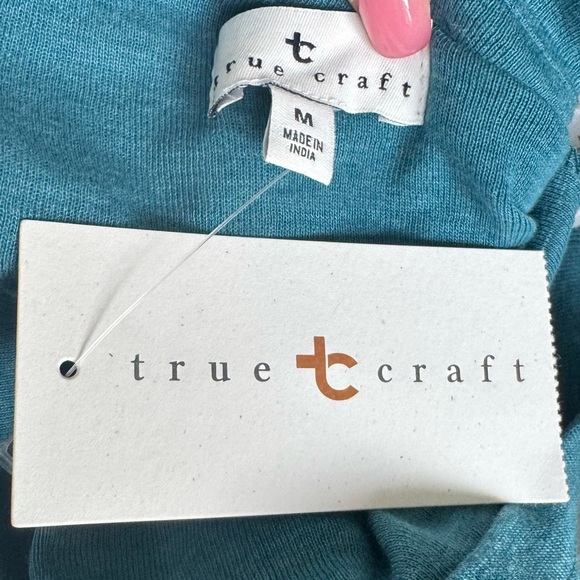 Teal Long Sleeve Button-Up Top - Picture 3 of 13